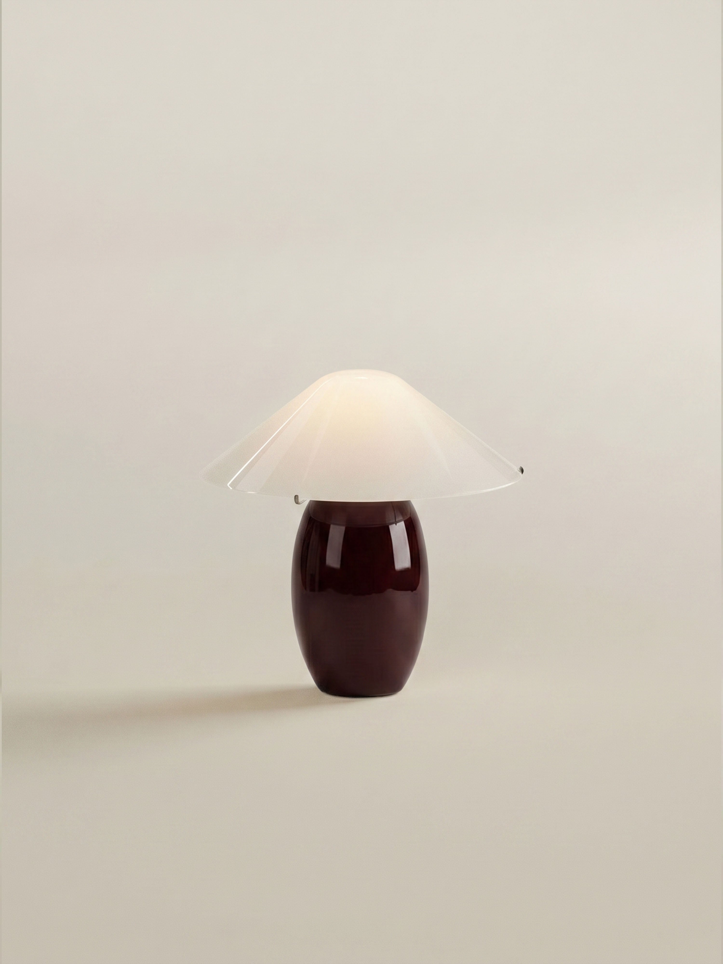 Maríel Tragbare Lampe | Rote Keramik