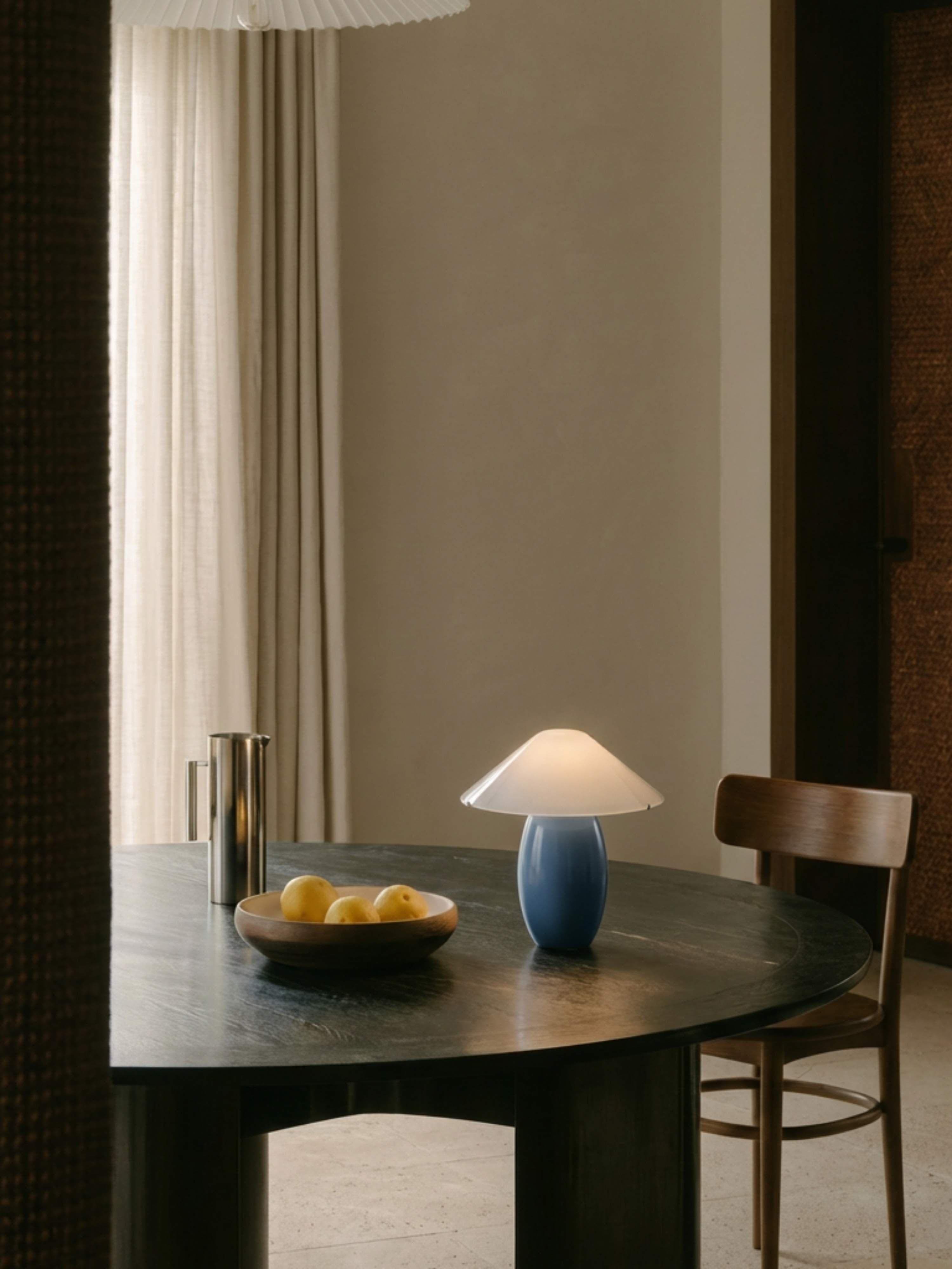 Maríel Portable Lamp | Ceramic Blue