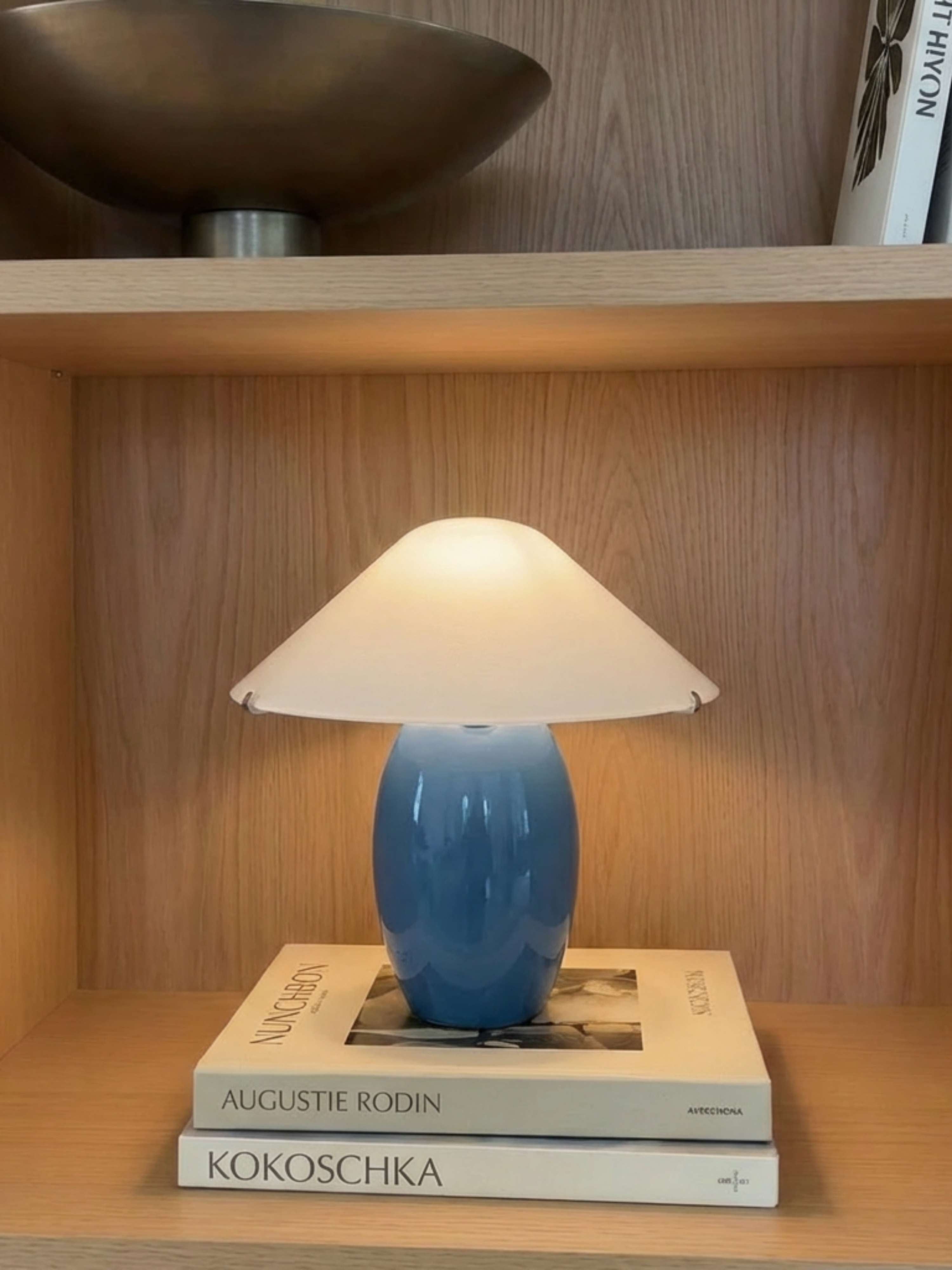 Maríel Portable Lamp | Ceramic Blue