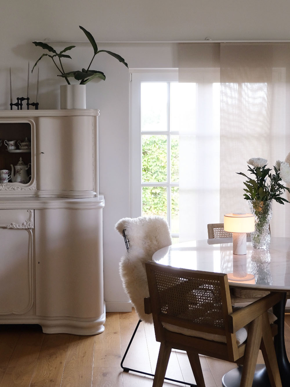 Auríe Tragbare Lampe | Weißer Marmor