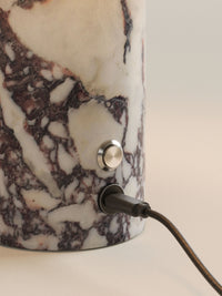 Auríe Portable Lamp | Calacatta Viola
