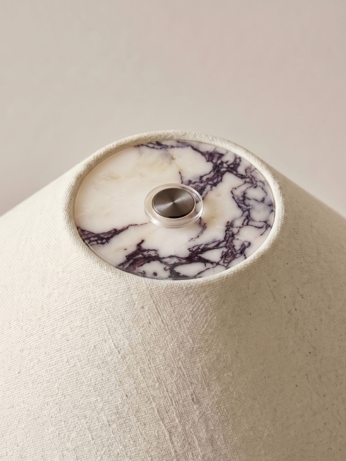 Rossa Tragbare Lampe | Calacatta Viola & Leinen