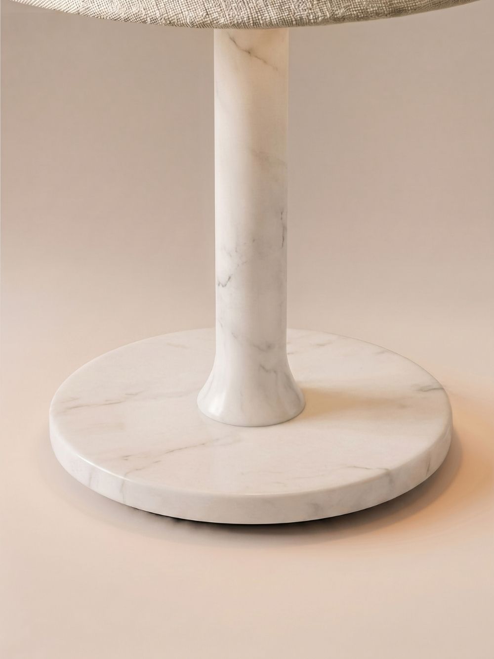 Das Original – Rossa Tragbare Lampe | Calacatta Viola & Leinen