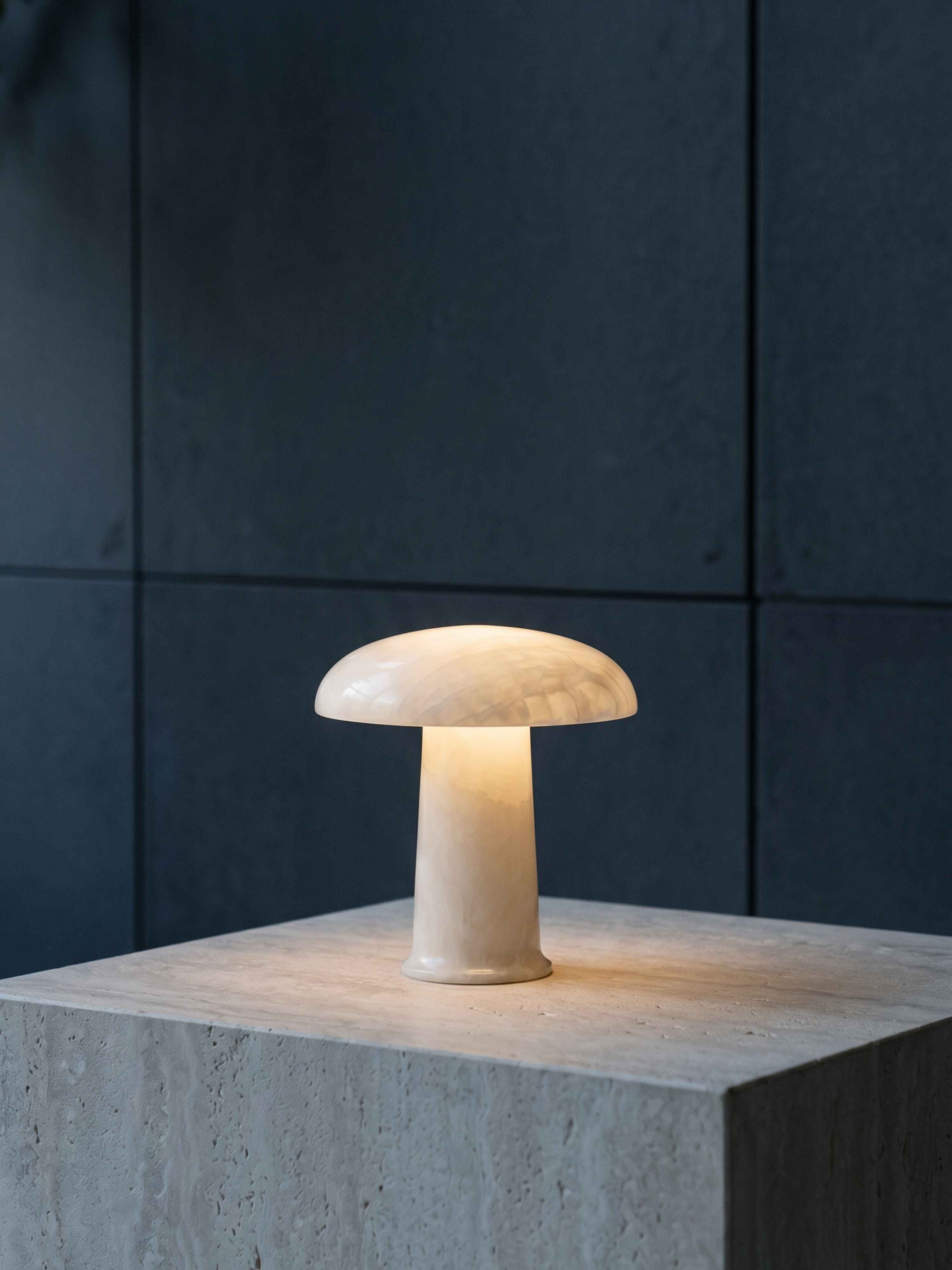 Maríel tragbare Lampe | Keramikblau