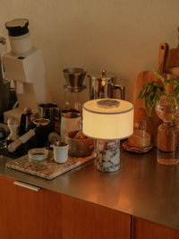 Auríe Portable Lamp | Calacatta Viola
