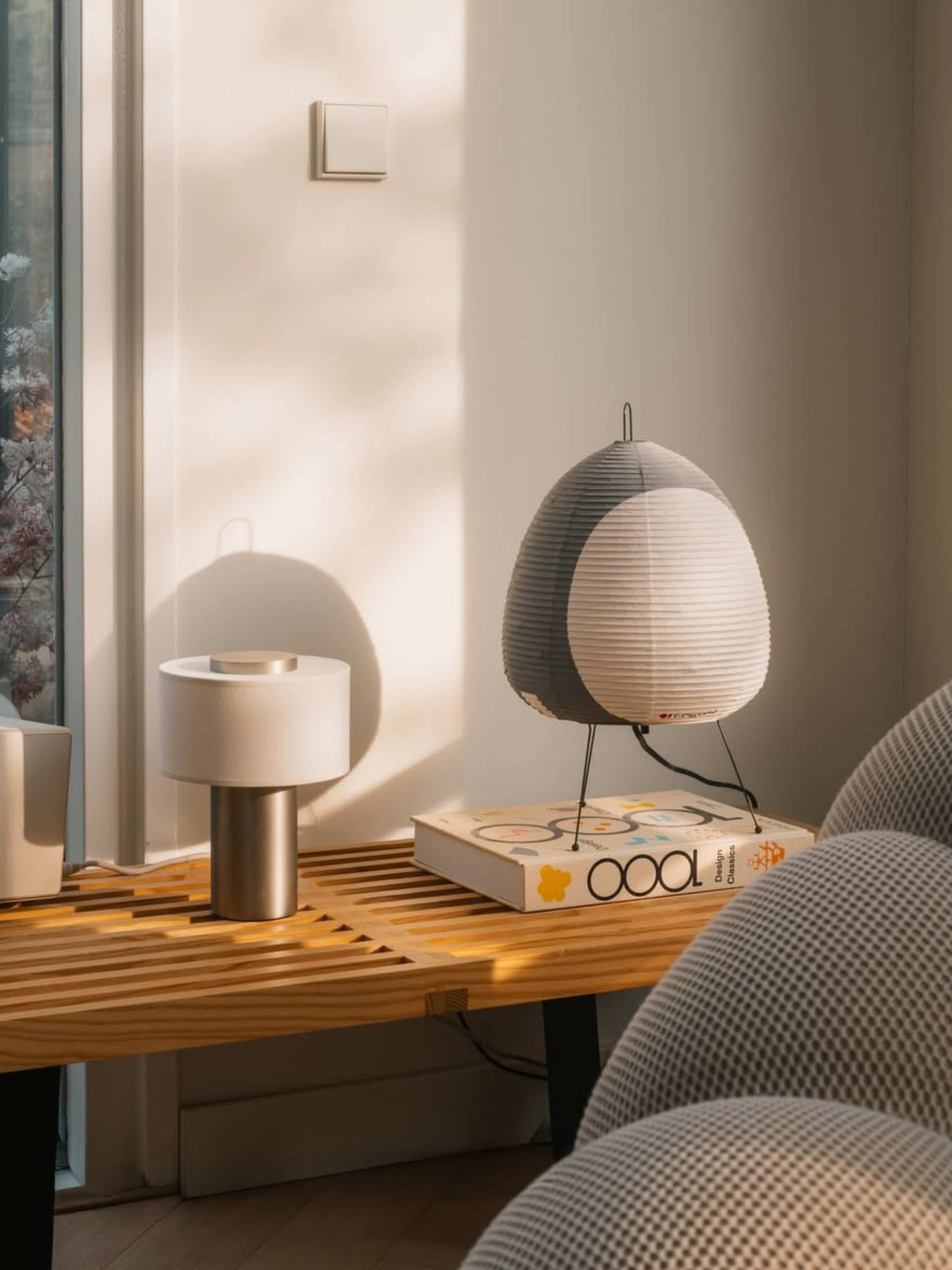 Pre-order | Portable Table Lamp - Linen & Natural Materials
