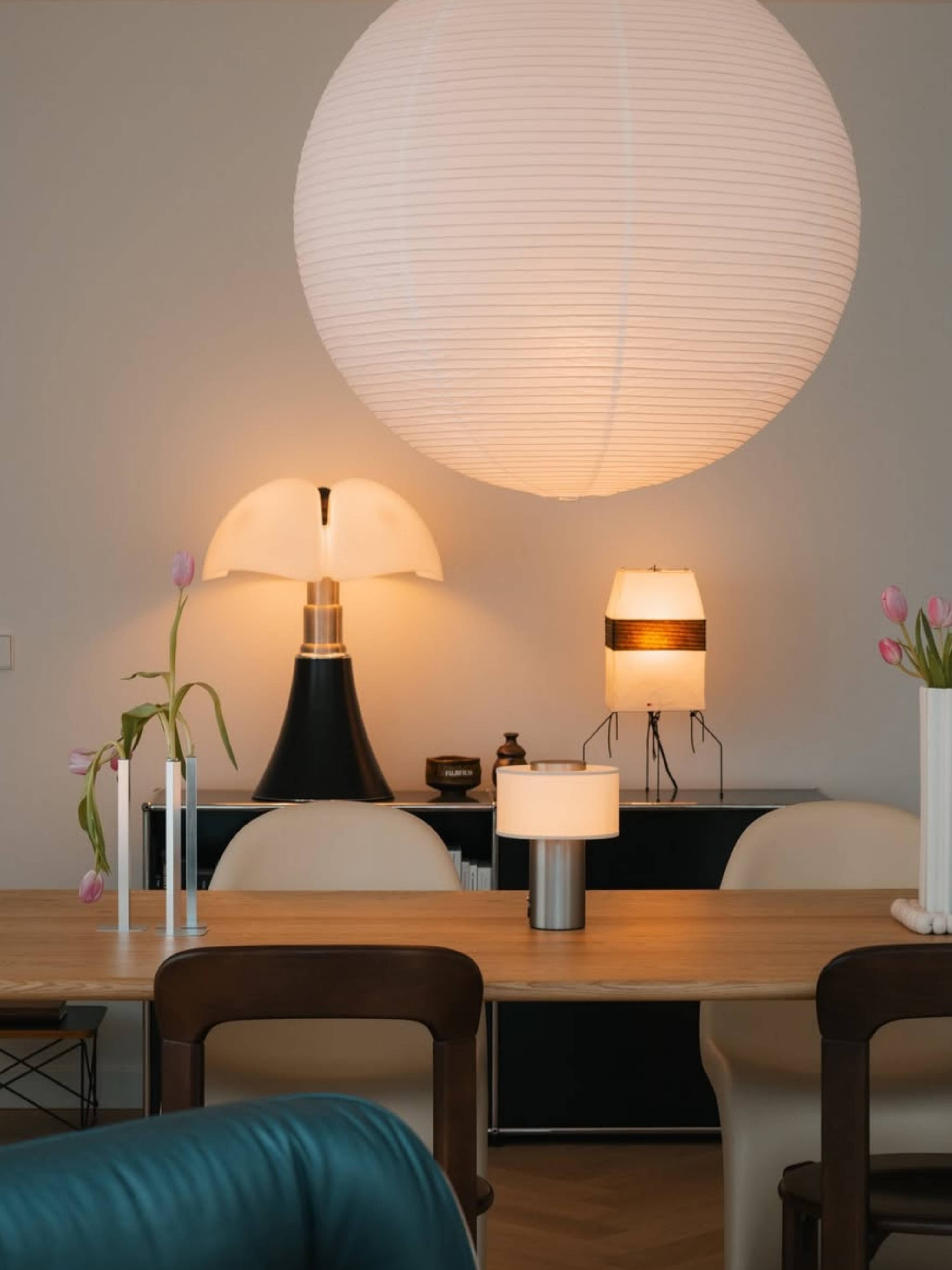 Auríe Tragbare Lampe | Satiniertes Aluminium