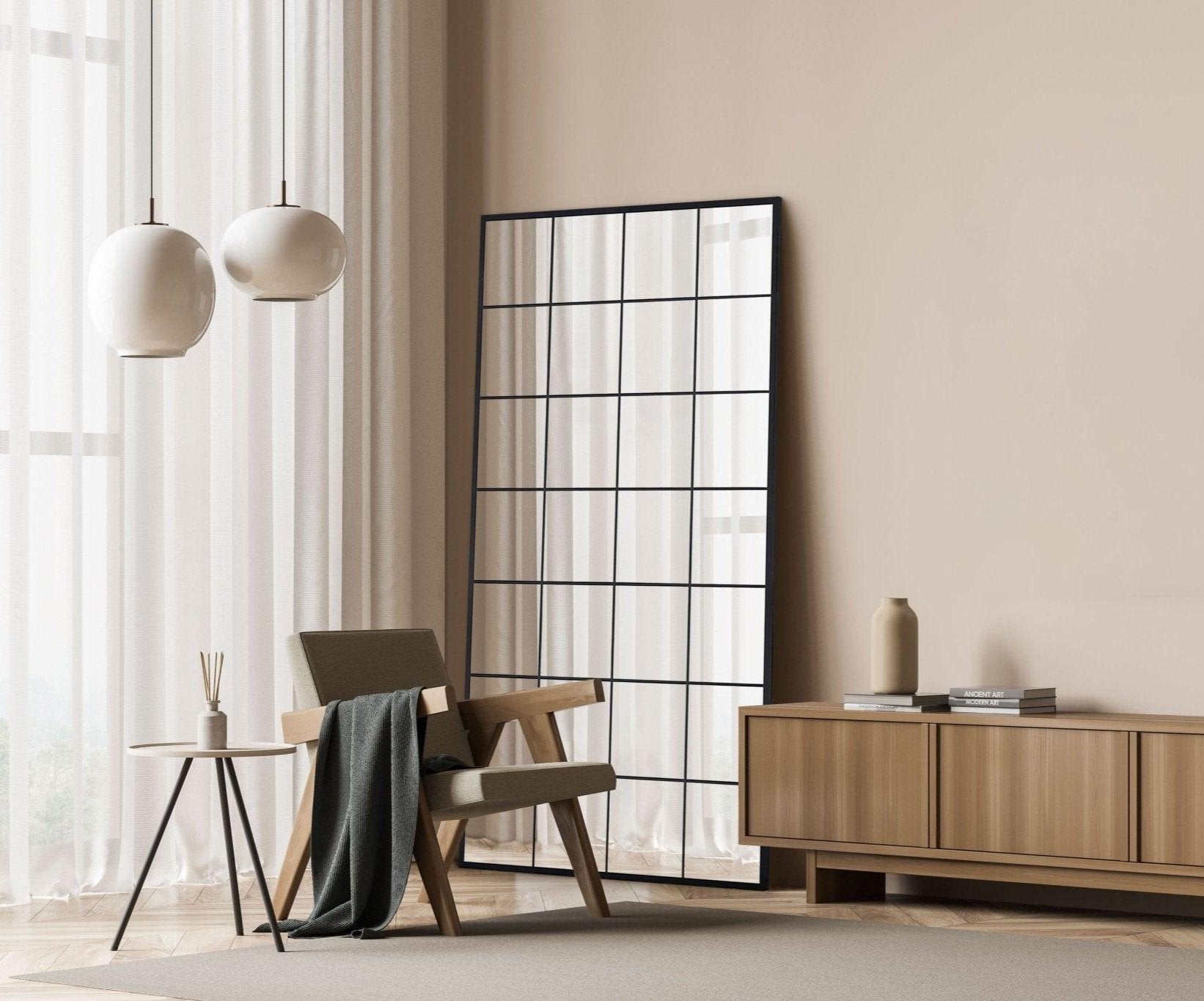 Grid Mirror No. 6 | 210 x 120 cm - Blossholm