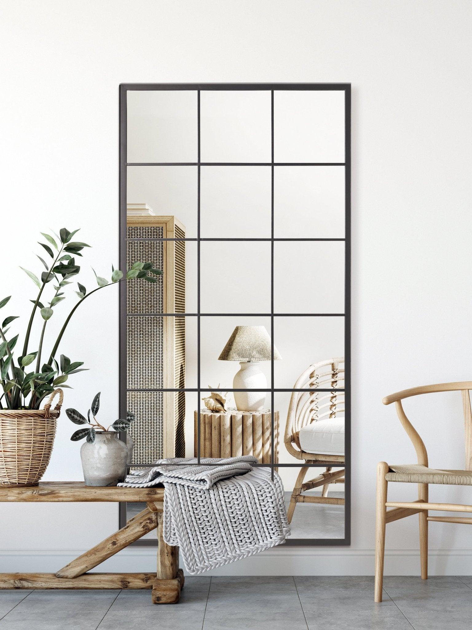Grid Mirror No. 3 | 180 × 90 cm - Blossholm