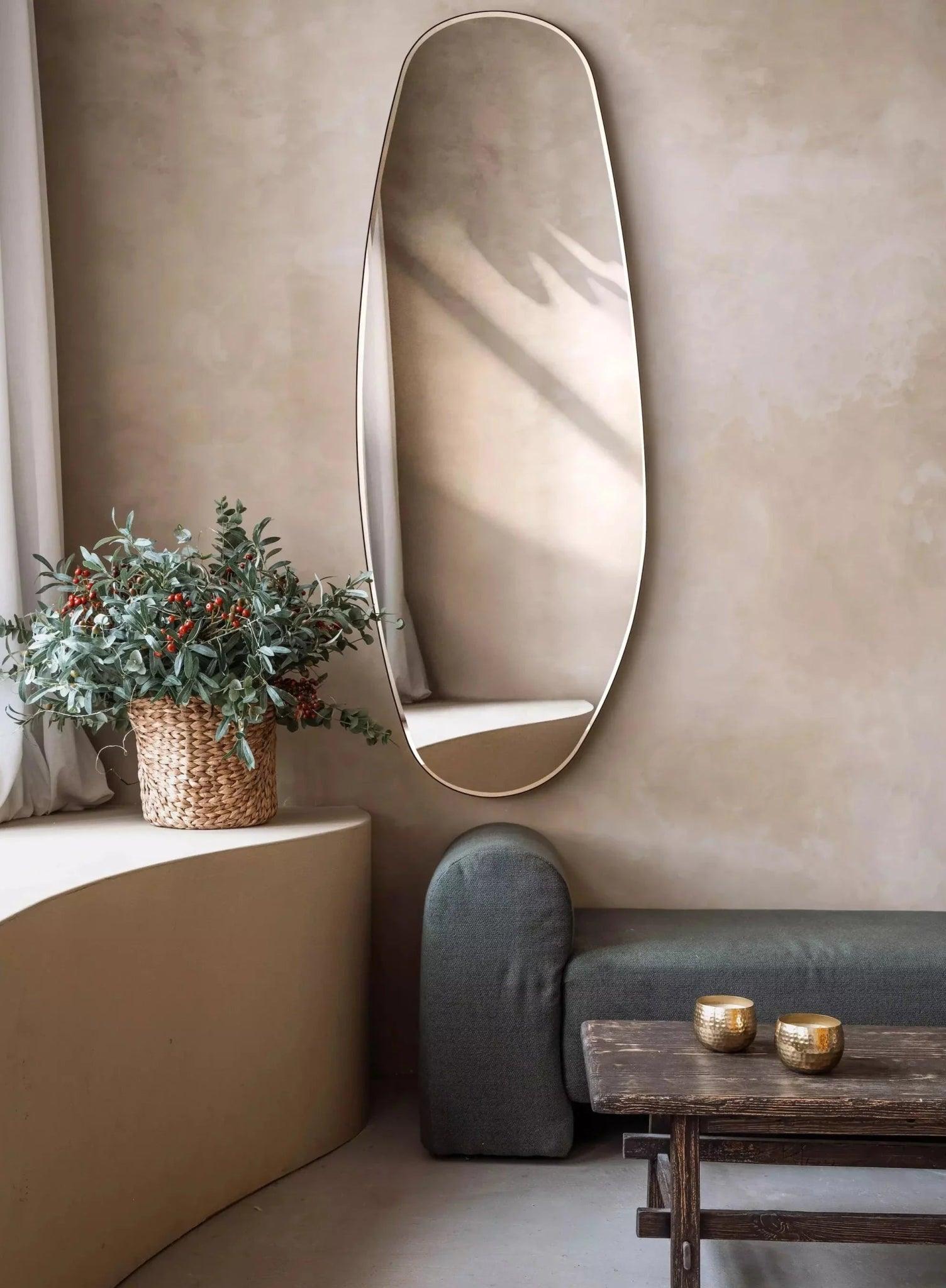 Opal mirror Large | 150 x 55 cm - Blossholm